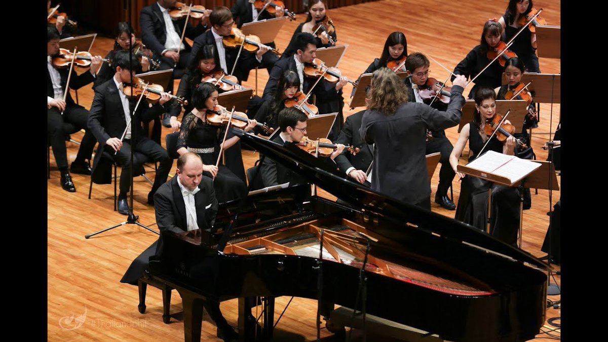 Ignacy Jan #Paderewski: #Piano Concerto in A Minor Op. 17, Marian Sobula (Piano), #DariuszMikulski & #ThailandPhilharmonic Orchestra, Prince Mahidol Hall, unedited recording zurl.co/Q7yM