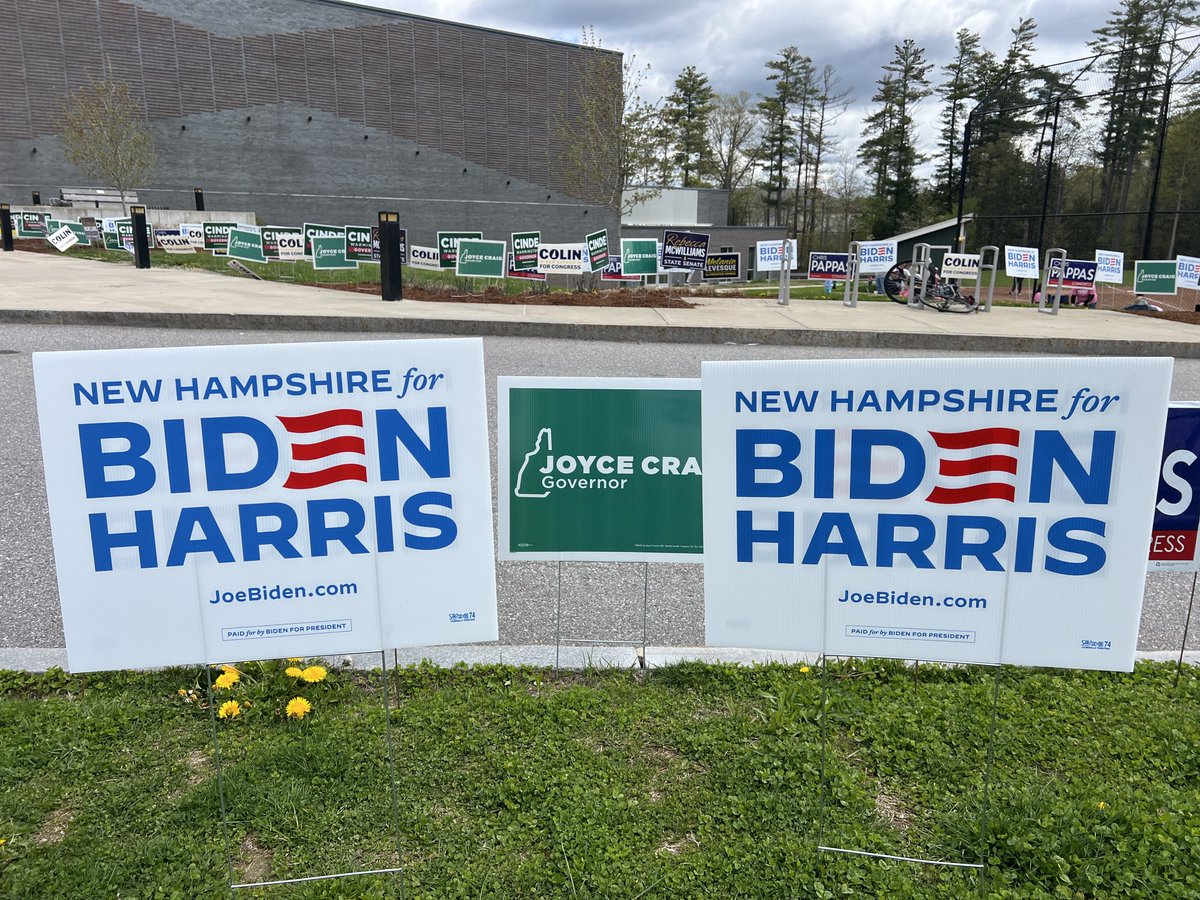 Back in the yard sign capital of the world aka New Hampshire