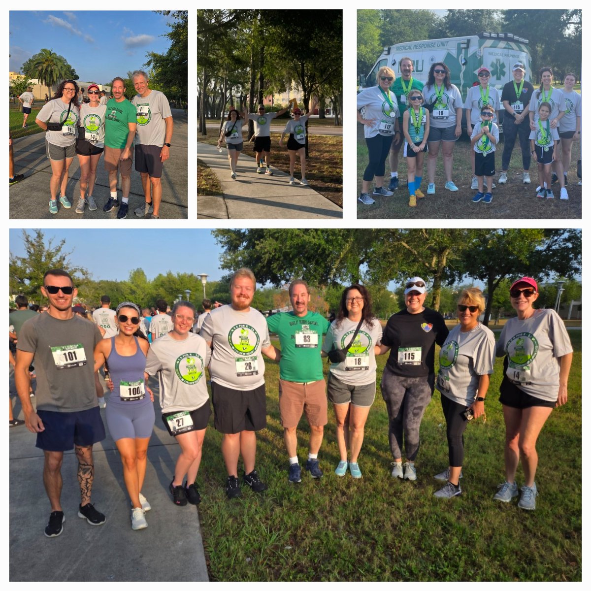 Pasco County was well-represented at the USF College of Education 5K for K-12 today! We were #TeamPasco for @pascoschools Appreciation Week! @mcilse @gulfhighschool @GulfHSPrincipal @herncas22 @USFAnchin
