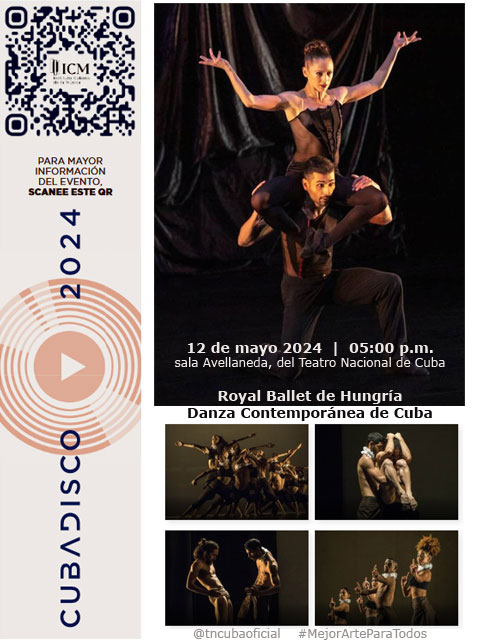 #YSiTePropongo | En el marco de #CUBADISCO esta presentación danzaria que nos llega desde #Hungria 🇭🇺 junto a la reposición de la pieza: 'Hands On', del griego Yannis Mantsis, a cargo de @dccuba 👇 👉Un regalo cultural por el #DiaDeLasMadres 🥰 #TNCubaOficial #MejorArteParaTodos