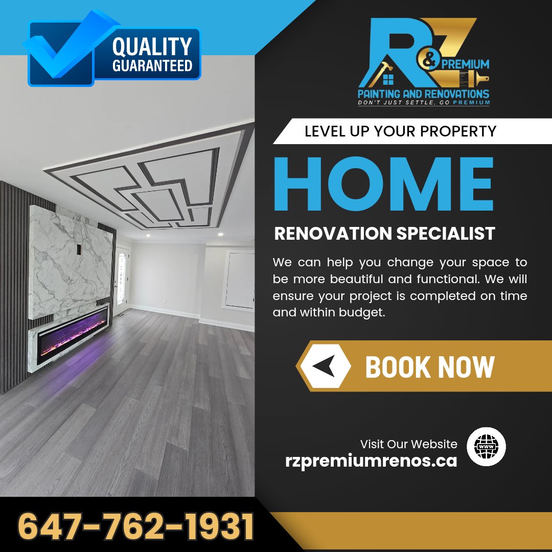 The residential and commercial renovation specialist is here to transform your property from drab to fab! 💪
#rzpremiumrenos #basement #postoftheday #toronto #torontorenovation #gtacontractor #torontoconstruction #torontohomes #torontoproperties #torontocondos #torontorealestate