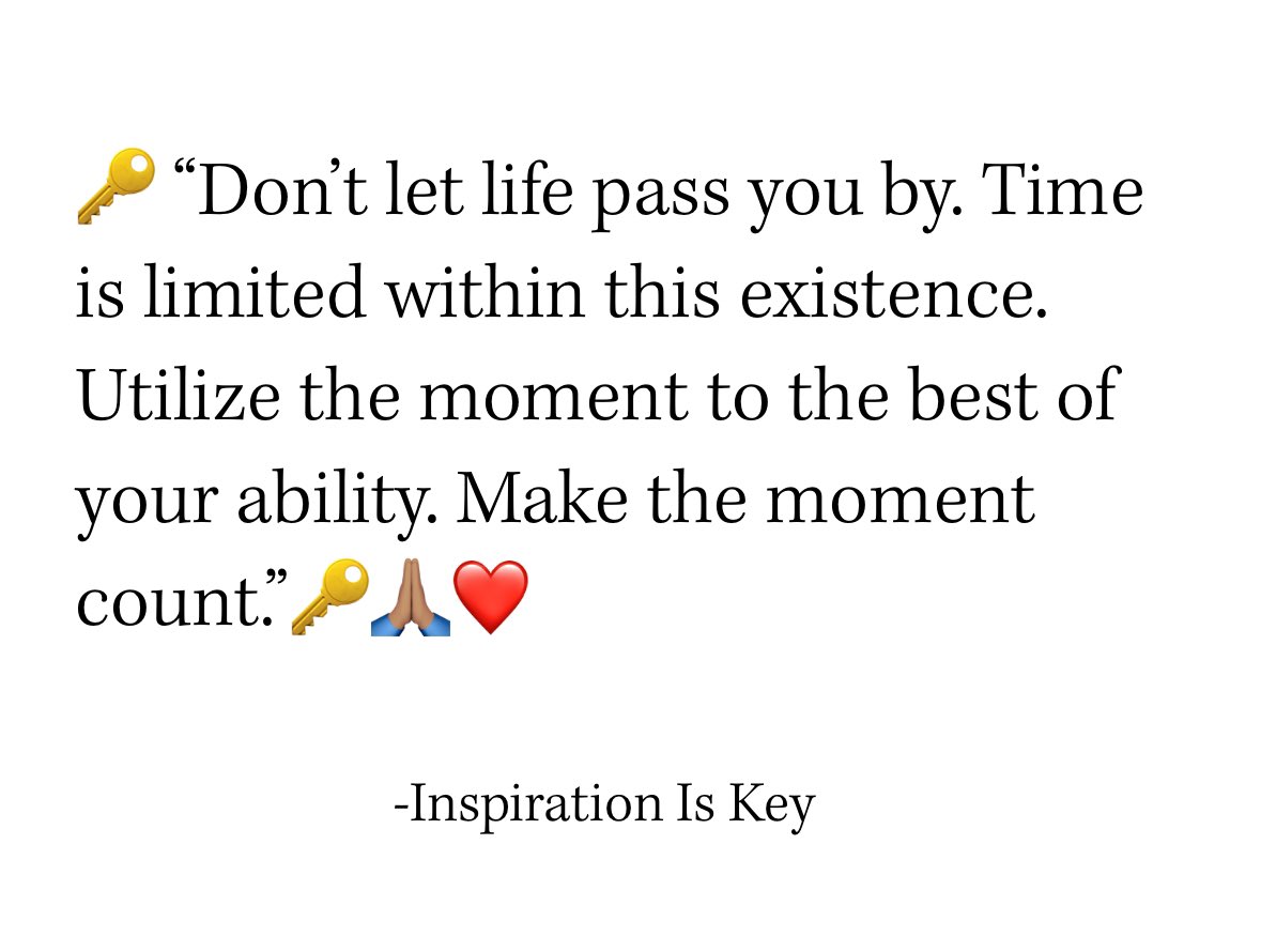 Don’t Let Life Pass You By… #self #life #growthmindset #growth #grow #mindset #mindfulness #mindful #selfawareness #selfaware #inspiration #motivation #inspirationiskey🔑 #awareness #aware #knowledge #insight #positivevibes #positivity #bepresent #presence #moment #moments