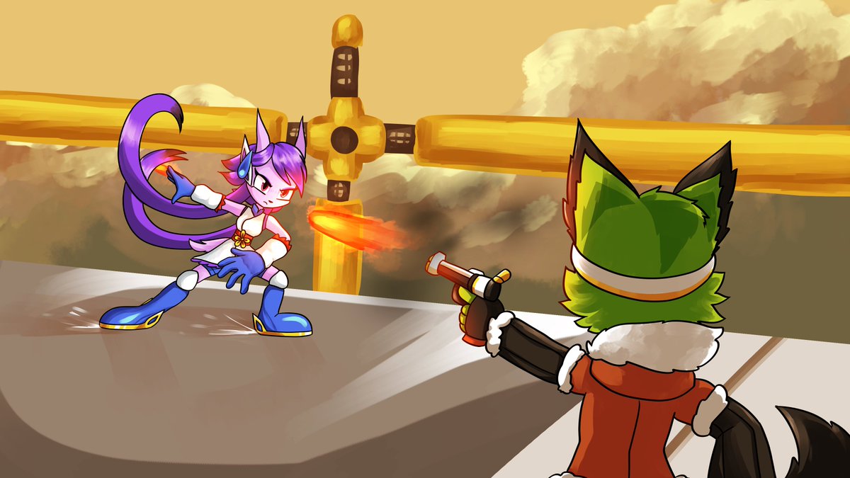 Lilac vs Corazon
I know it didn't came out very well, but I have nothing else to post
#FreedomPlanet #FreedomPlanet2