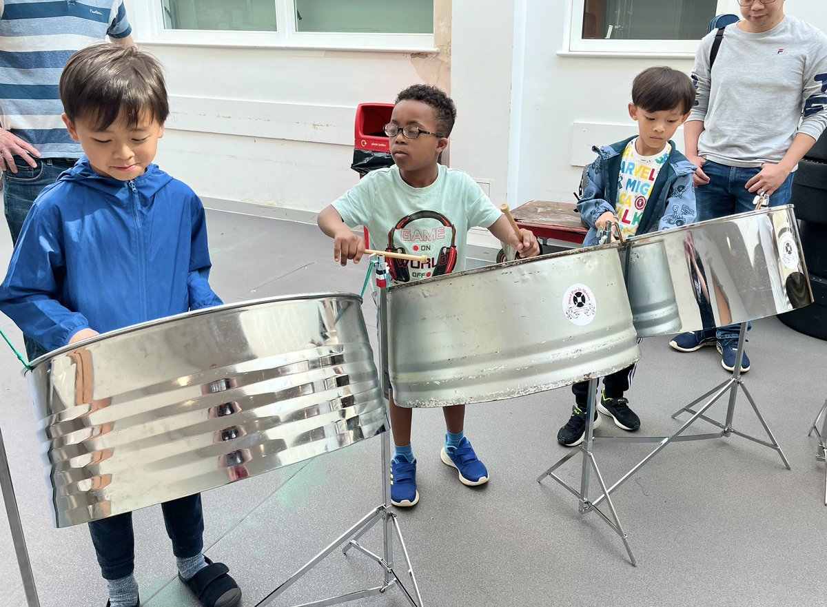 A busy morning of workshops in Milton Keynes, all the students already play other instruments so was great to see how they took to playing pan for the first time 🎶
#SteelPan #SteelPanWorkshop #MusicWorkshop #Music #YoungMusicians #SteelPanTutor #Trinidad #TnT #Caribbean #Culture