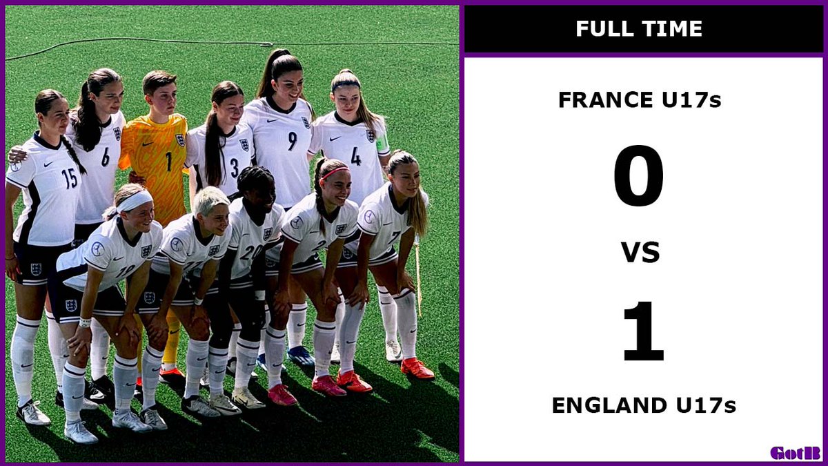 FT | France U17s 0-1 England U17s ⚽️ Brown Huge gritty win for England. Worked so hard for eachother for the whole 90 minutes. The Young Lionesses top Group A which should mean they will avoid Spain in the semi-finals. #FRAENG | #WU17Euro | #GOTBLive