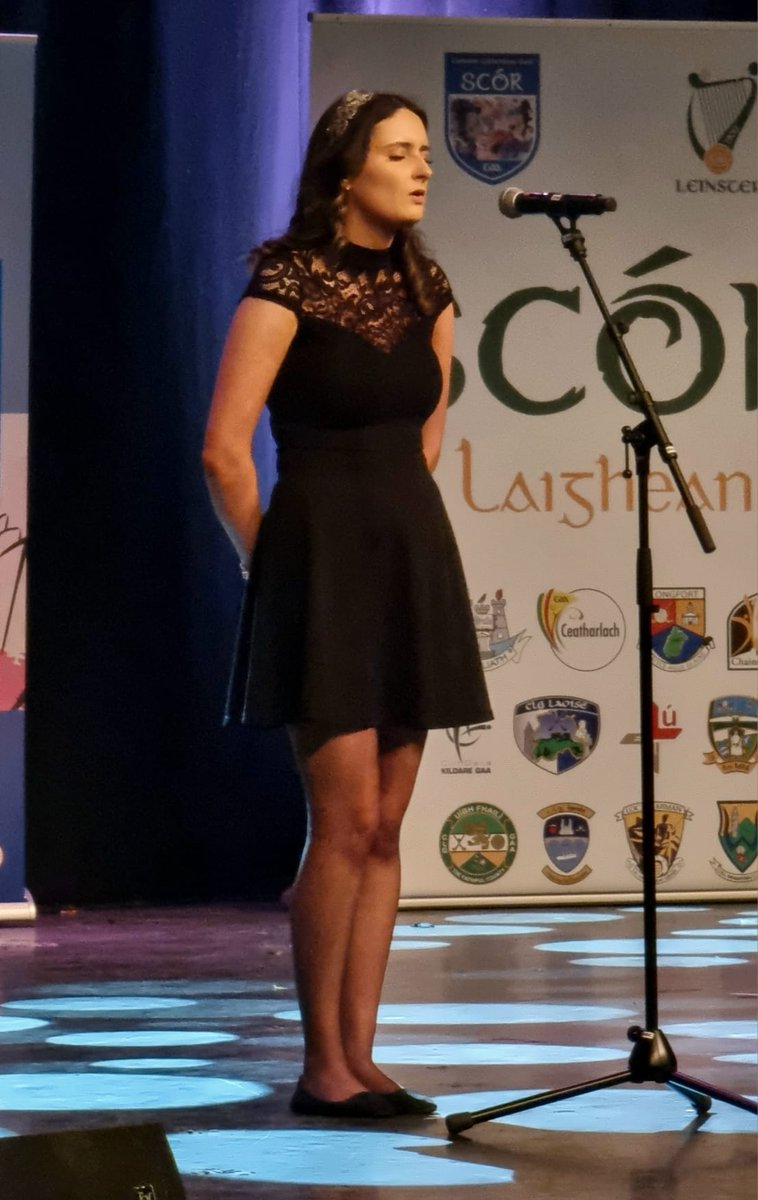 MayoGAA's tweet photo. Leah McNamara Achill GAA on stage now in Killarney. 👋👋👋

Achill GAA Official Connacht GAA Scór Mhaigh Eo GAA Scór Oifigiúil https://t.co/Fc6nlFEUX6