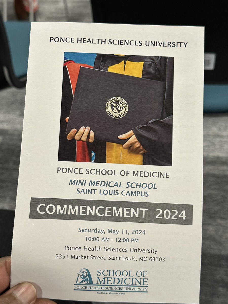 Shout out to Logan..This morning we celebrate the completion of The Mini Med School program at Ponce Health Science University..This was a fantastic program for the students….#FutureDoctor