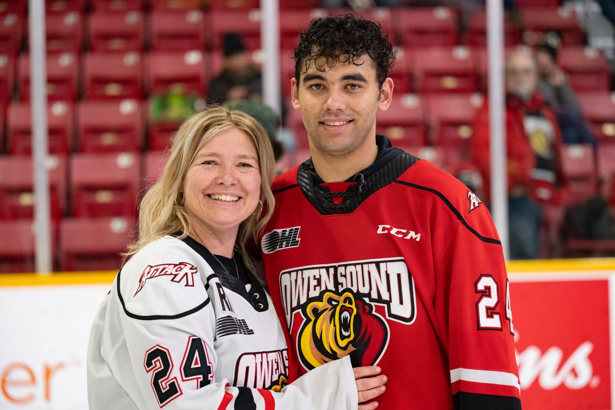 Cheers to the unstoppable force that is motherhood! 🌟 From the past to the present, we salute every mom's unwavering love, sacrifice, and support. Happy Mother's Day from your family at the Owen Sound Attack! 💐💕 #MothersDay #OwenSoundAttack