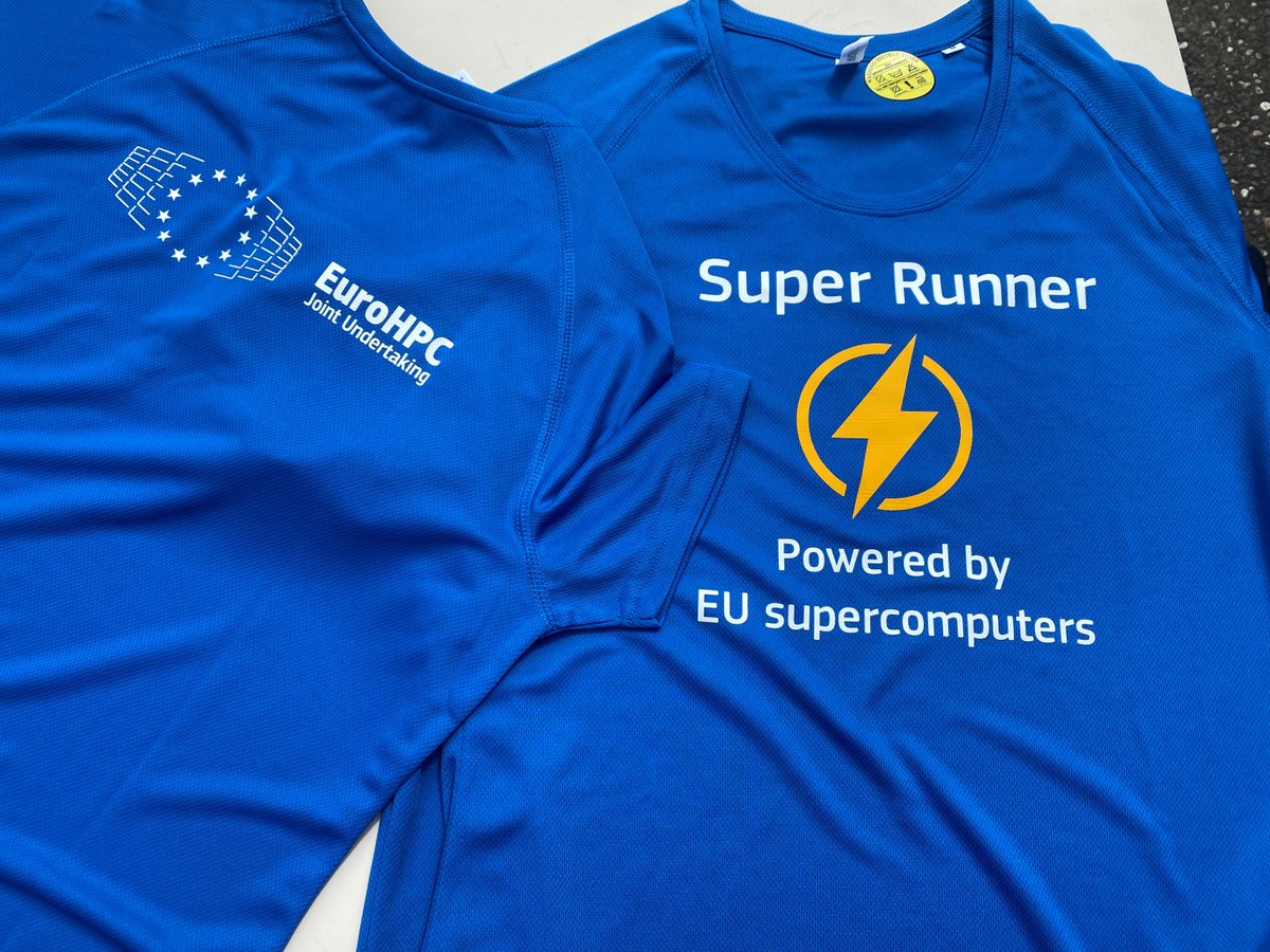 EuroHPC_JU's tweet photo. 🏃♂️ This year again, the @EuroHPC_JU will take part today at the #INGNightMarathon in #Luxembourg! 🏃♀️
Our team of #superrunners is ready for the half-marathon and the marathon 💻⚡
If you are in Luxembourg, come and cheer for them!
🔗https://t.co/vnI3GfJSnq https://t.co/HJ6MIq4Z9f