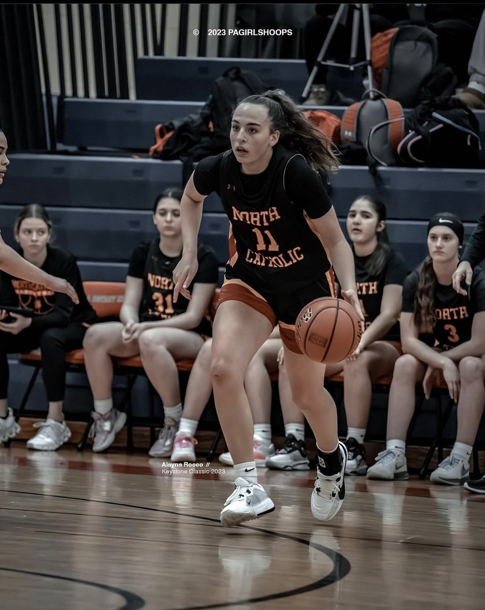 “Rocco is tremendously skilled and can flat out shoot the ball. She’s been a shot maker on my radar in the recruiting process for a very long time. A daughter of a HS and club coach, she continues to add to her skill set each year I’ve watched her...' - Coach Moore