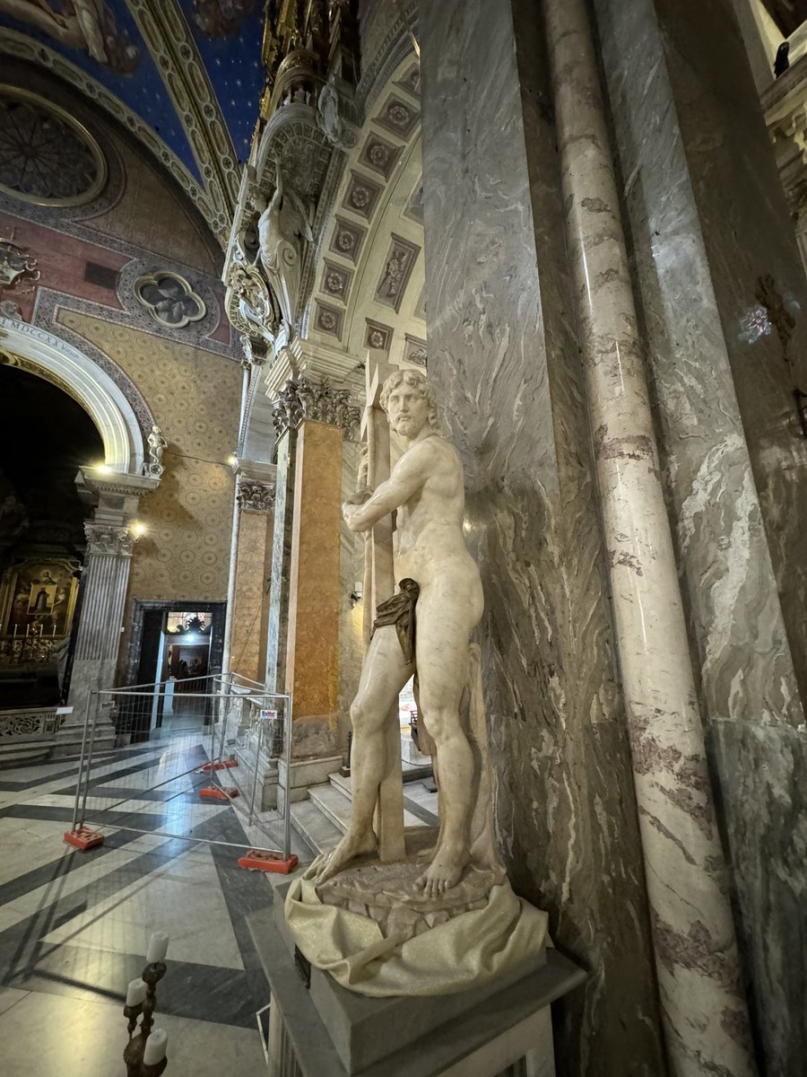 Another view of “Risen Christ” by Michelangelo