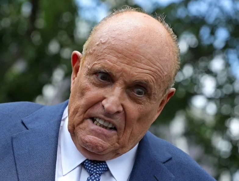 What's the first thing you think of when you see Rudy Giuliani?