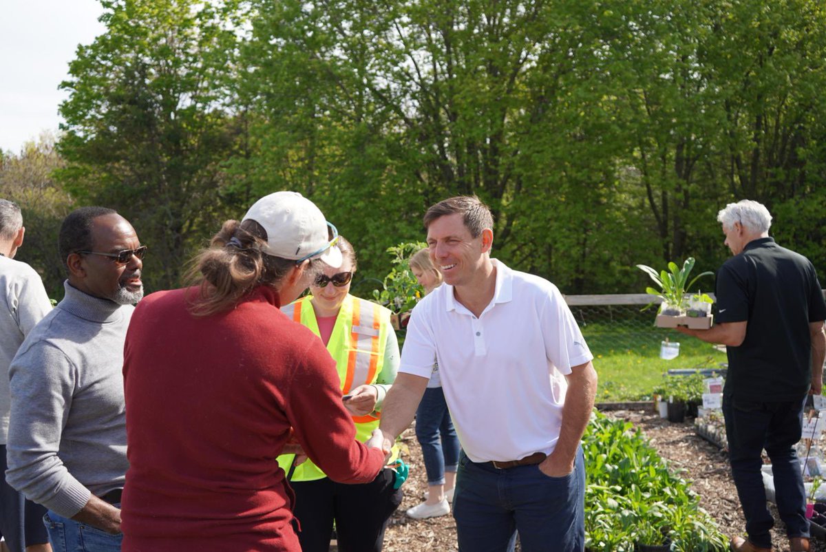 Happy to visit the Heart Lake United Church community garden this morning with Pastor Macdonald. This great community initiative supports local food banks.