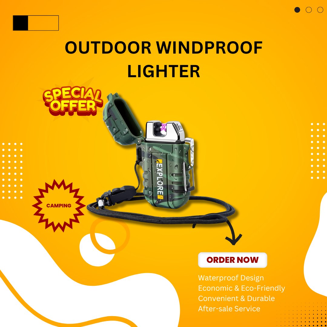 Outdoor Windproof Lighter

#OutdoorLighter #WindproofLighter #AdventureGear #SurvivalTool #CampingEssentials #OutdoorEssentials #LightMyFire #WindproofFlame #OutdoorAccessories #LighterLife

amzn.to/3QEkxdu