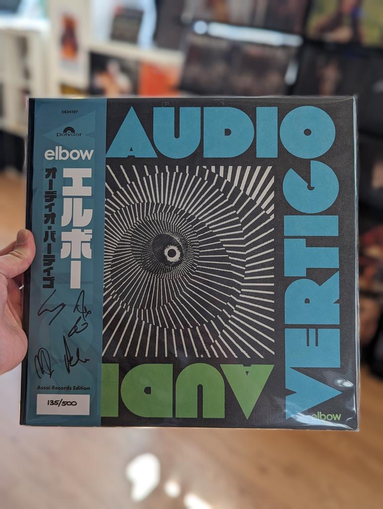 Heading along to @Elbow at @OVOHydro tonight? We have a very very limited amount of SIGNED OBI #AudioVertigo left in stock! 

*In-store only*
#elbow #glasgow #assairecords