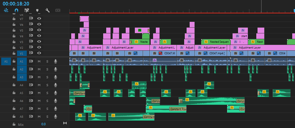 latest project's timeline

a podcast intro