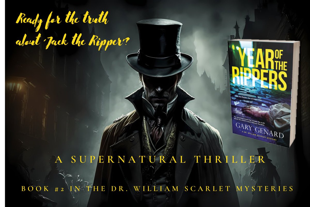 The thriller that reveals Jack the Ripper's identity! Book 2 in the Dr William Scarlet Mysteries hubs.ly/Q02wSCqV0 #mysteryseries #suspensethrillers #thrillers #supernaturalsuspense #historicalthrillers #supernaturalthrillerseries #historicalmysteries #supernaturalthrillers
