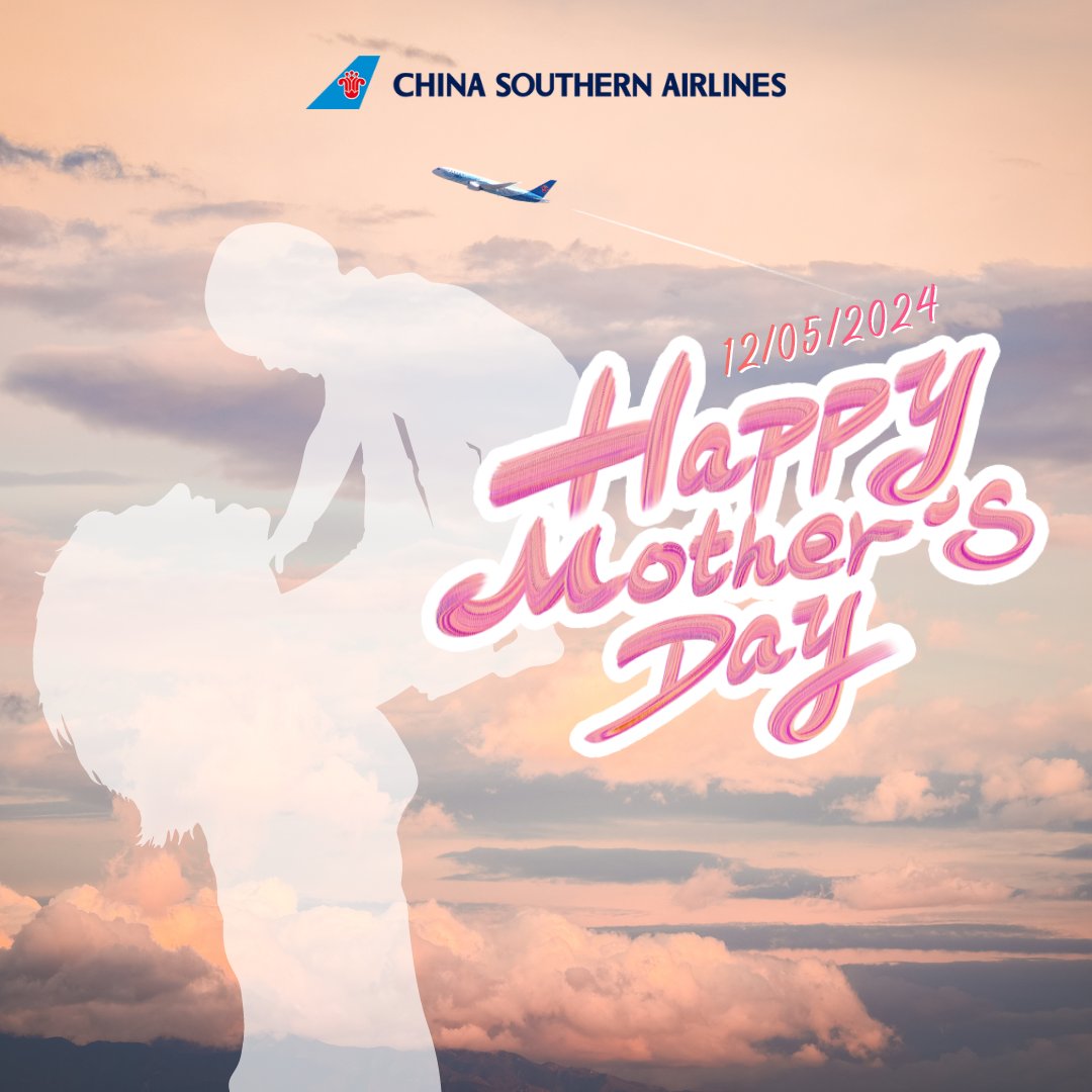 🌷To all the mothers in our lives and yours, happy Mother's Day! Your strength and love inspire us every day. 🧡 #MothersDay #FlyWIthCSAir #ImpressionofCSAir #CSAir