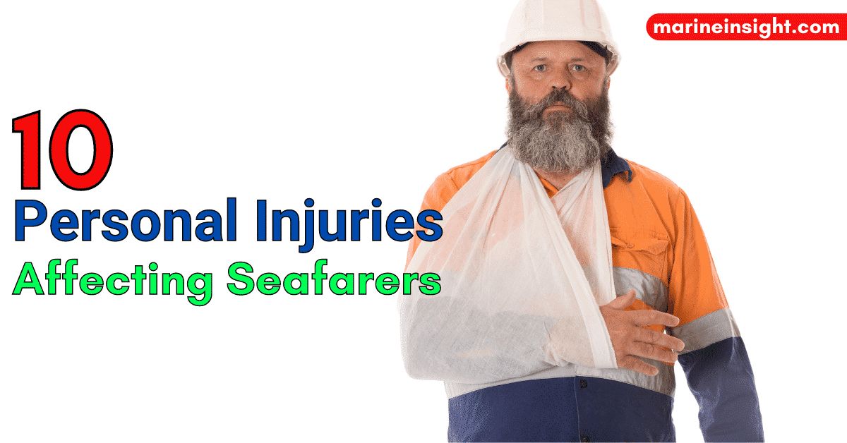 Here are the 10 Types of Personal Injuries Seafarers Must Be Aware Of Check out this article 👉 marineinsight.com/marine-safety/… #Seafarers #Seafarer #Seaman #Sailor #MarineSafety #Shipping #Maritime #MarineInsight #Merchantnavy #Merchantmarine #MerchantnavyShips