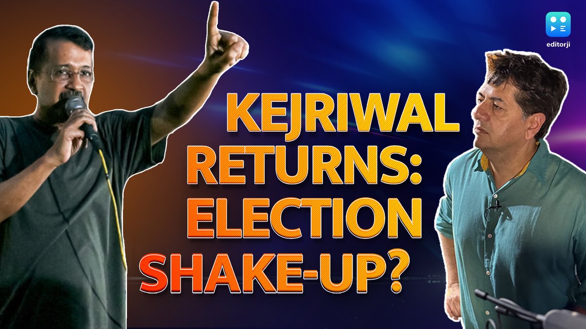 #TheIndiaStory | Will AAP win Delhi, Punjab after Arvind Kejriwal's bail? On The India Story: Road To 2024, @vikramchandra discusses with Yashwant Deshmukh (@YRDeshmukh), Ashutosh (@ashutosh83B) & Dr Ashutosh Mishra (@ChitkaraU). WATCH FULL DISCUSSION: youtu.be/3z_r0CqyqHU