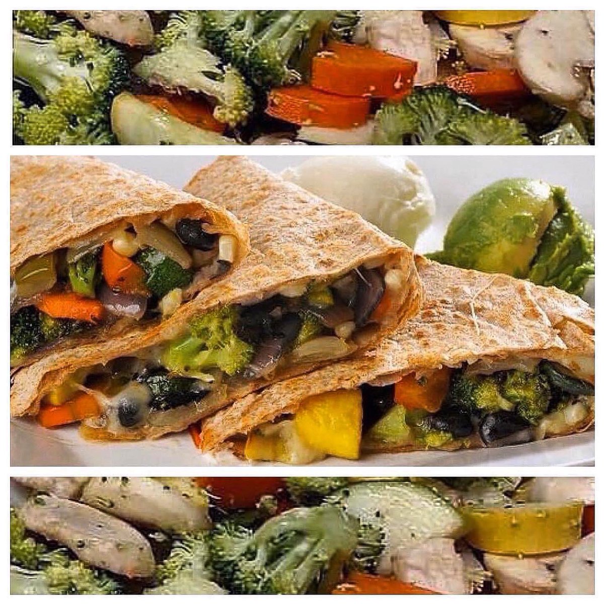 Eating your vegetables doesn’t have to be boring! Have you tried our Veggie Quesadilla? Grilled veggies, black beans, corn, pepper jack & provolone, served with avocados, sour cream & salsa. It’s DELICIOUS all on its own, or change it up 👉 add Grilled Chicken, Steak, or Shrimp!