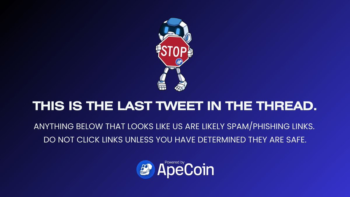 Be sure to you're following @ApeCoinGWG for your all your #ApeCoinDAO updates!