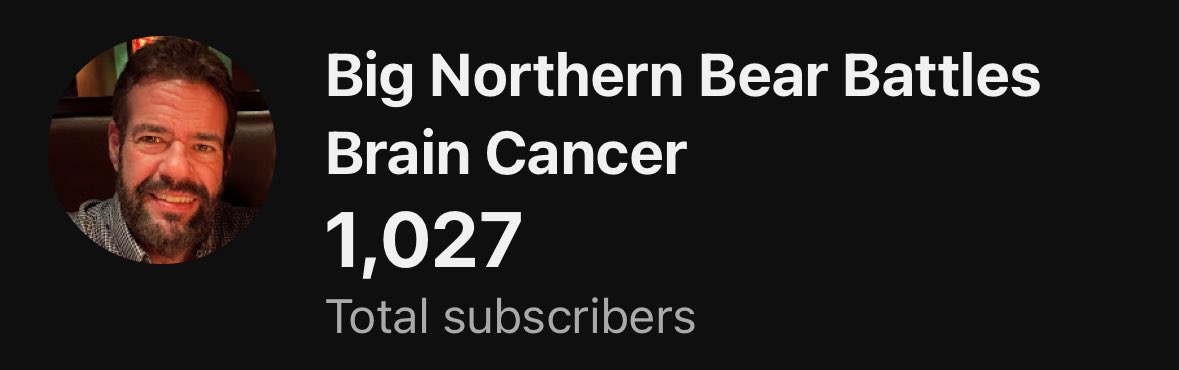 bignorthernbear's tweet photo. Mini milestone on my secondary channel 1k subs. https://t.co/VZna4CAElZ