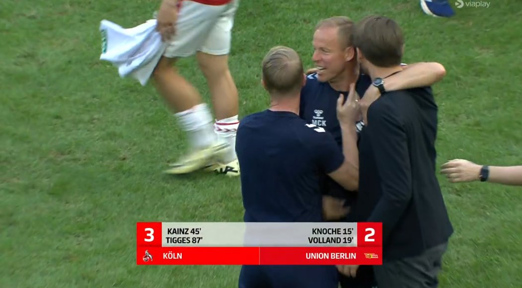 FT Köln 3 Union Berlin 2. Köln have kept themselves alive #KOEFCU