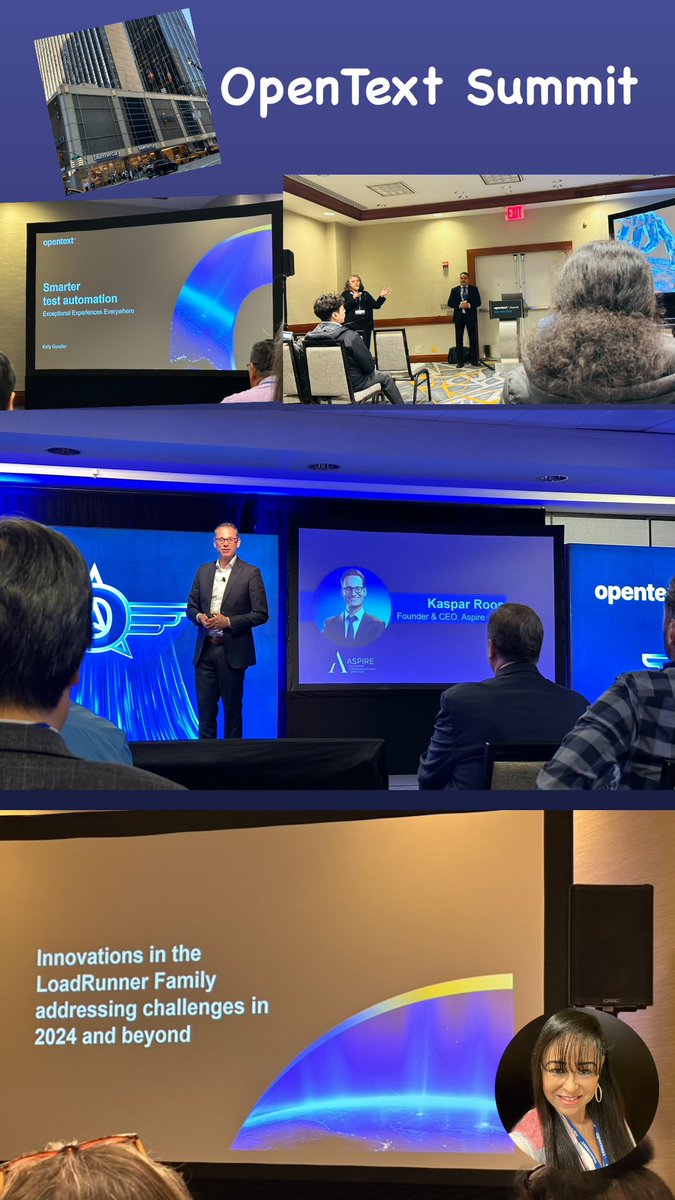 Last Tuesday, I had the opportunity of attending OpenText Summit in NYC and learned about the latest advancements in AI/Cloud/Automation testing. 
#AI #Automation #PerformanceTesting #Innovation
#OpentextSummit
