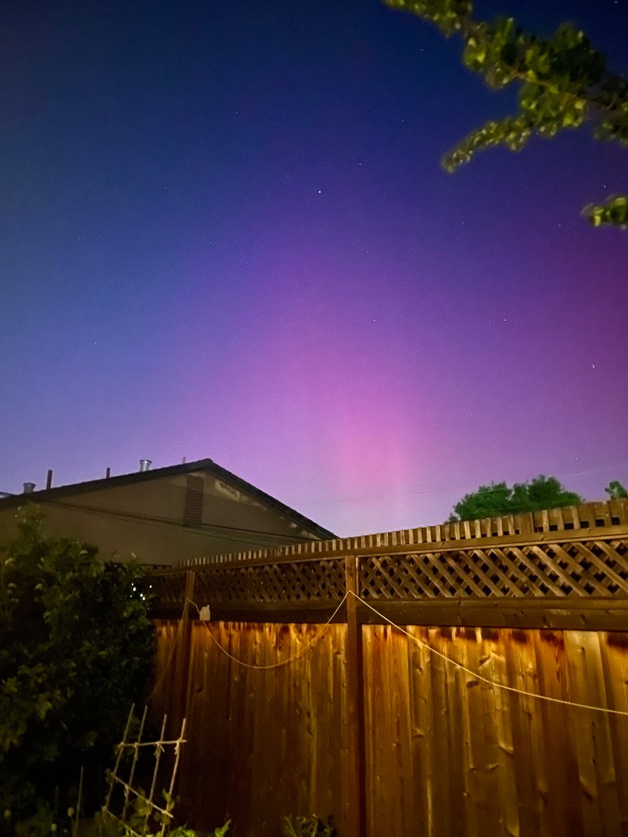 I have always wanted to see the aurora borealis, who knew I’d get a sneak preview in my Bay Area backyard!!! What a treat!