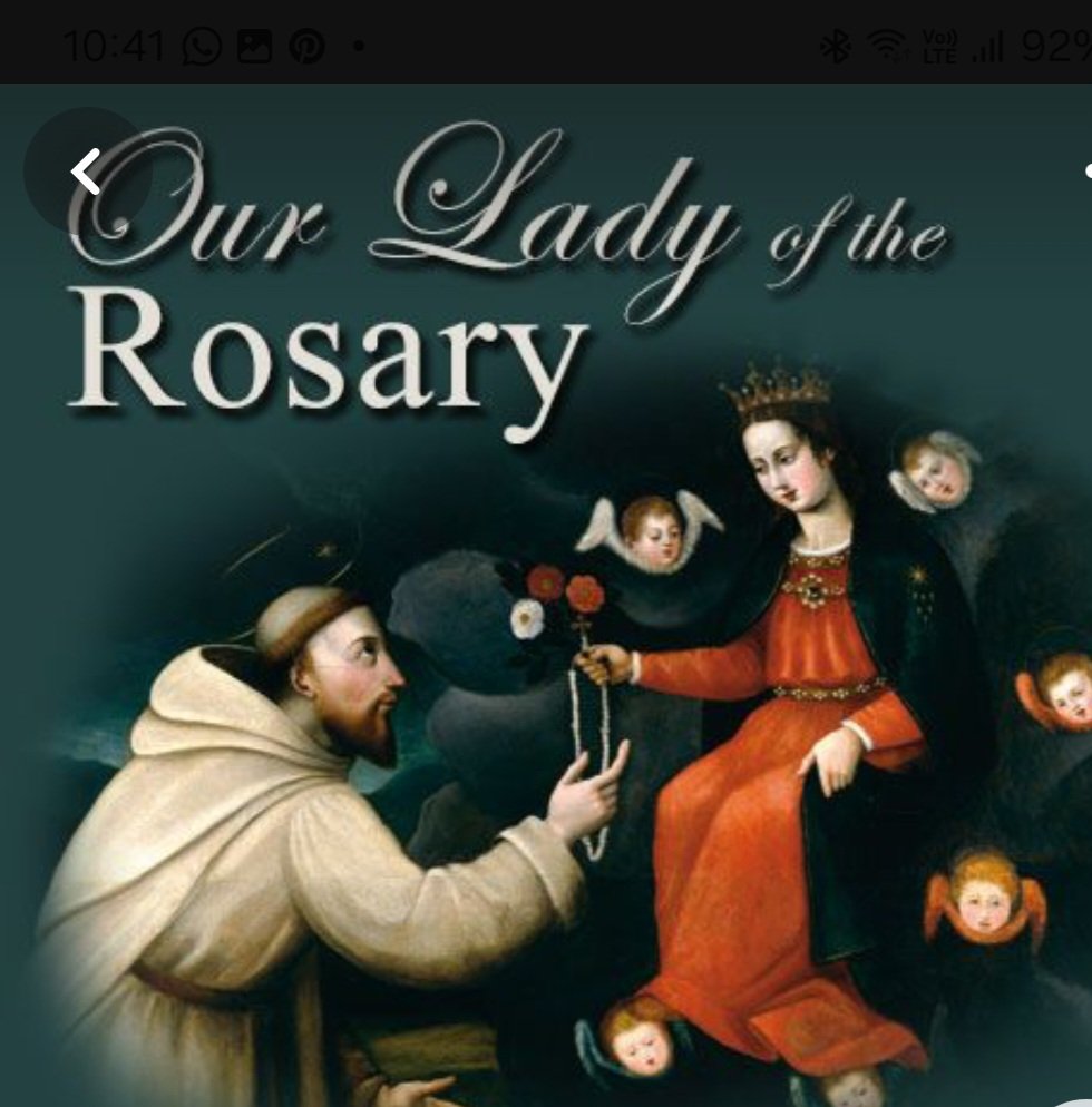 'The Holy Rosary is the best artillery against demons and their followers.' ~ St. Dominic Our Lady of Rosary, pray for us! St. Dominic, pray for us! May:Month of Mary #PrayTheHolyRosaryEveryday