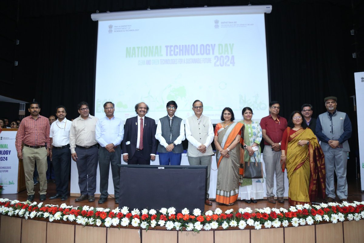 The annual celebration of the National Technology Day on May 11th stresses the importance of innovation for national development. While steering the celebration hosted by @tdbgoi along with @IndiaDST, I reached out to the entire STI community to come together to foster a…