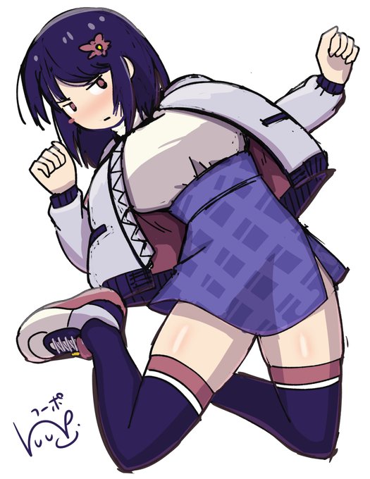 オリキャラ暫定デザインでの落書き 