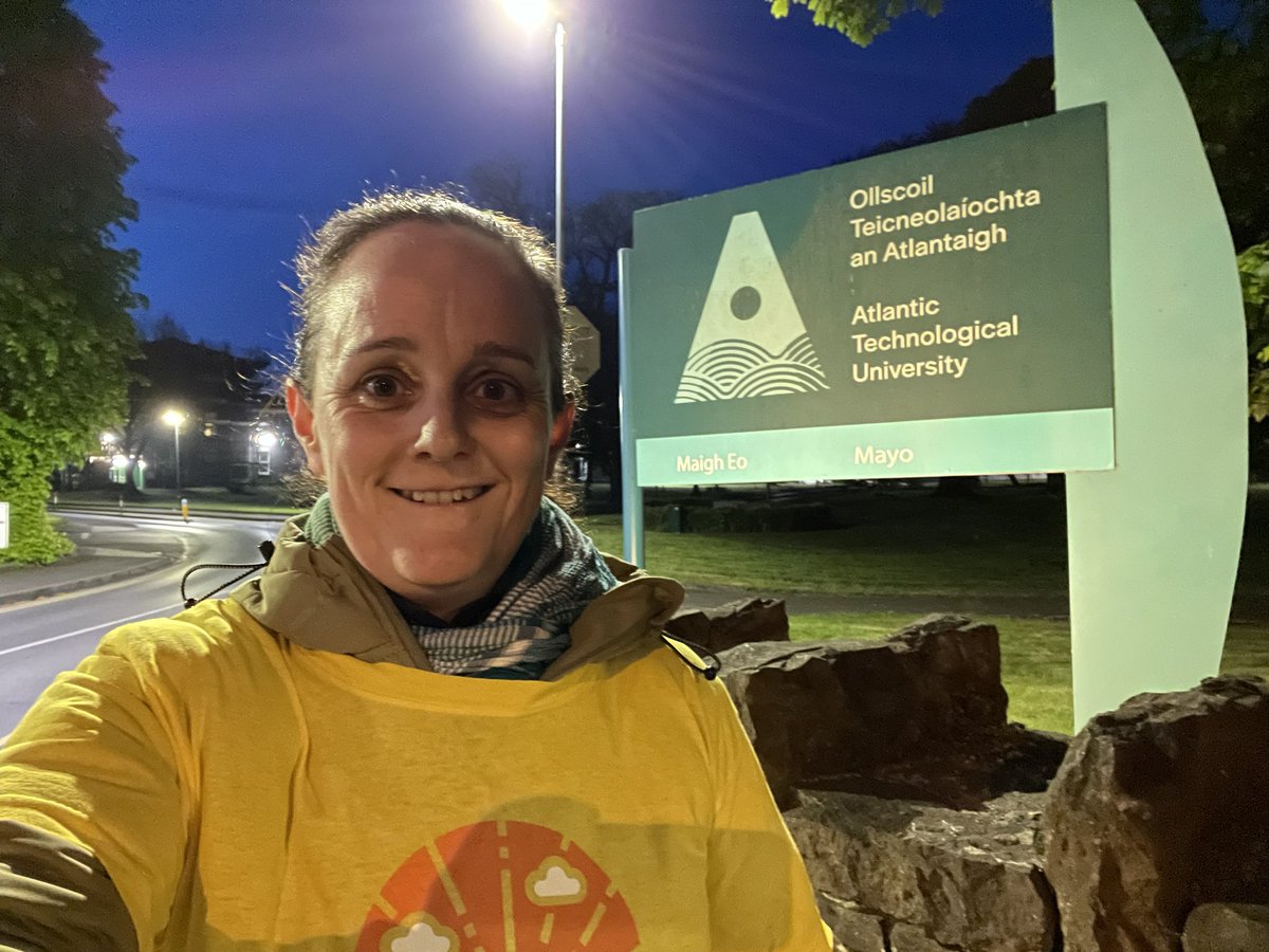 Darkness into Light this morning and a quick pass by the mothership @ATU_Mayo @PietaHouse #DarknessIntoLight #darknessintolight2024