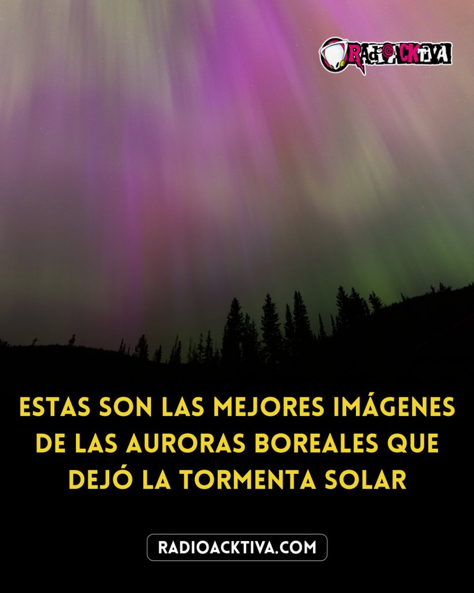 ¿Qué tal estas auroras boreales? 😍 👉 radioacktiva.com/2024/estas-son…