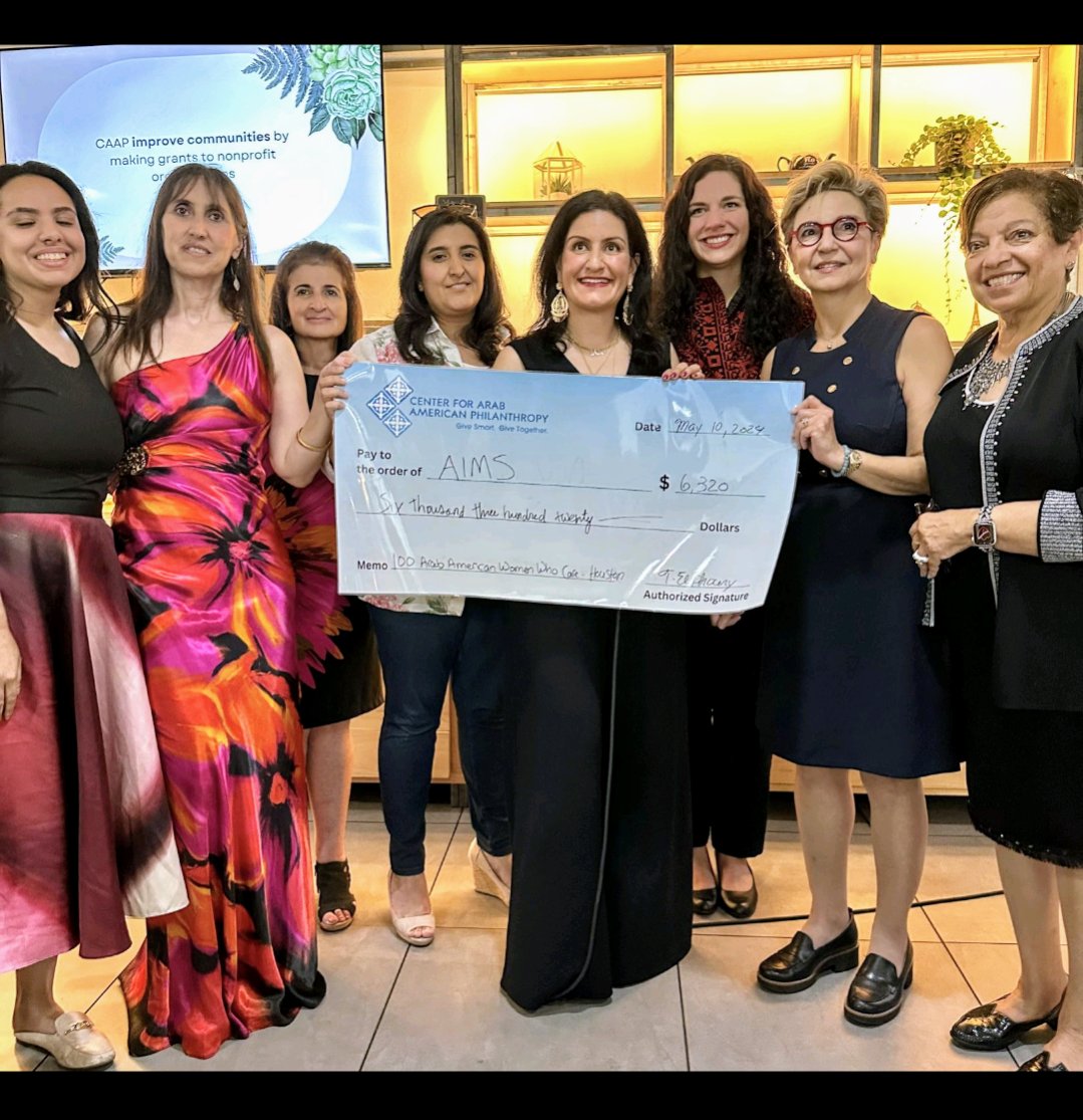 Arabic Immersion Magnet School (@hisdaims) on Twitter photo We're honored that AIMS was chosen as the beneficiary of the '100 Arab American Women Who Care' fundraiser, courtesy of the Center of Arab American Philanthropy (CAAP). We stood alongside remarkable nonprofits, each making a significant impact. <a href="/BrettGallini/">Brett Gallini, Ed.D.</a> @HISDCentral We're honored that AIMS was chosen as the beneficiary of the '100 Arab American Women Who Care' fundraiser, courtesy of the Center of Arab American Philanthropy (CAAP). We stood alongside remarkable nonprofits, each making a significant impact. <a href="/BrettGallini/">Brett Gallini, Ed.D.</a> @HISDCentral