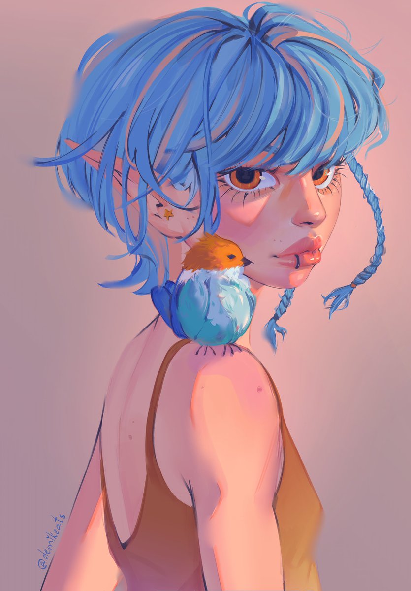 demikeats's tweet photo. @saiyue_art i'm Demi 🐾 I like to draw pretty cats and girls! Thanks for the artshare (^з^)-☆ https://t.co/EUvYiDUp97