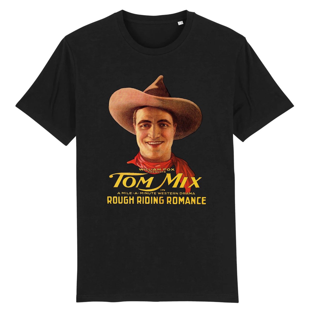 Tom Mix Rough Riding Romance, 1920 - Organic Cotton T-Shirt – Flashback Shop buff.ly/3UUwzCb