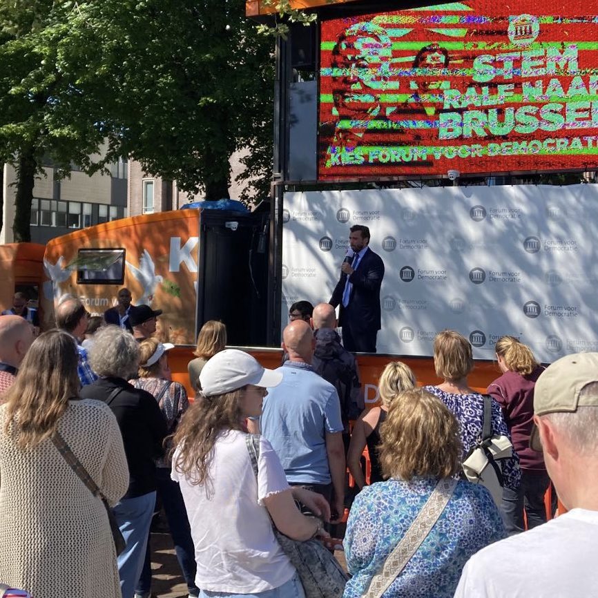 Ook vandaag is de Vredeskaravaan op pad. In Den Helder, Hoorn en vanavond op de Paardenmarkt in Alkmaar! 

We gaan het hele land door. Kijk wanneer #FVD bij u in de buurt is via fvd.nl/events.