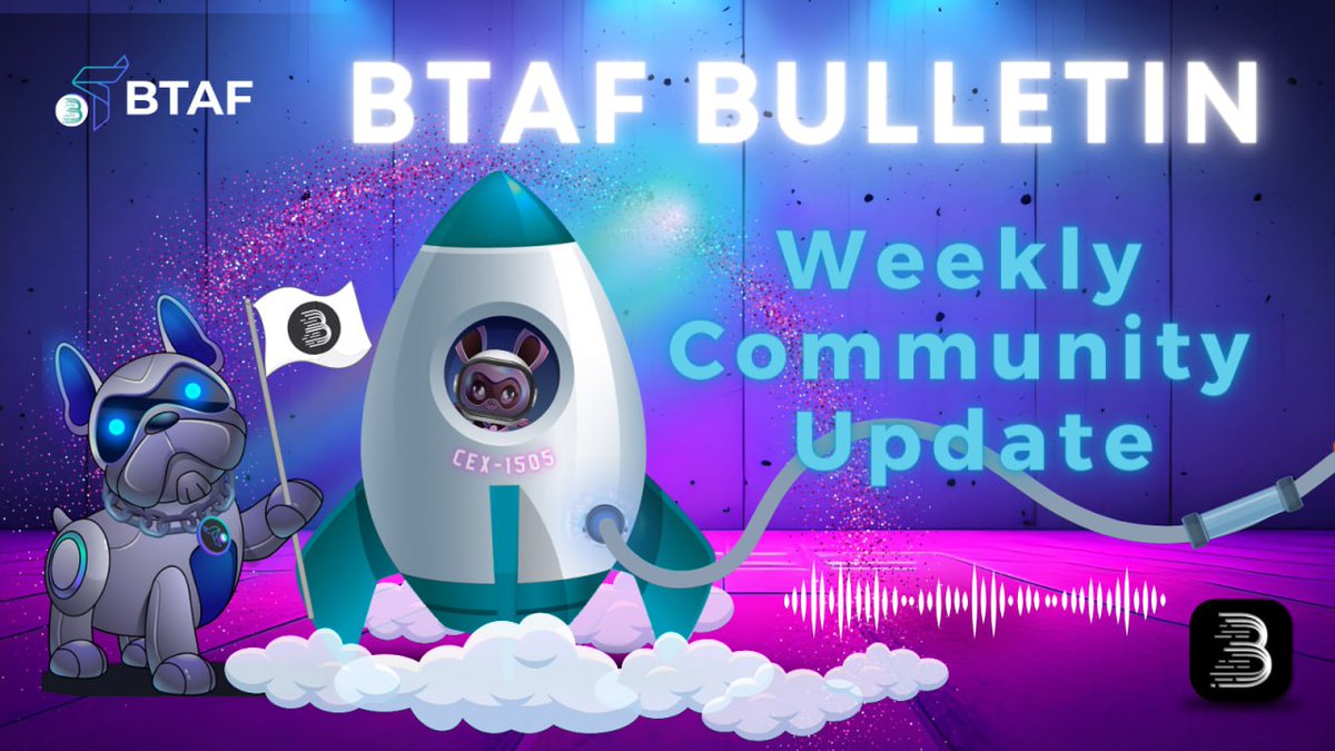 We've had quite a week over here at #BTAF token! The official time and date of our $BTAF token listing on @BitMartExchange was announced, and we couldn't be more excited! 🥳 In this week's bulletin, we cover this more in detail, as well as updates on our #staking, #BNB