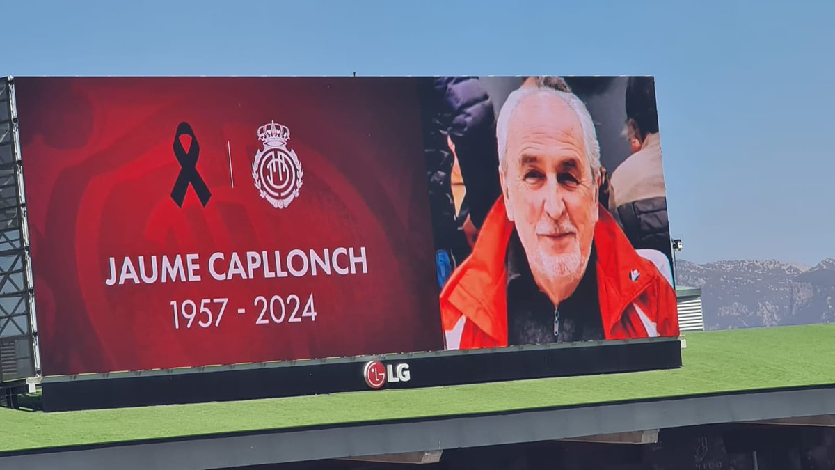 Sempre serás recordat, gracies per lo que has fet pel mallorquinisme gracies jaume al cel sía🖤 <a href="/RCD_Mallorca/">RCD Mallorca</a> <a href="/Uniodepenyes/">Unió de Penyes Mallorquinistes</a>