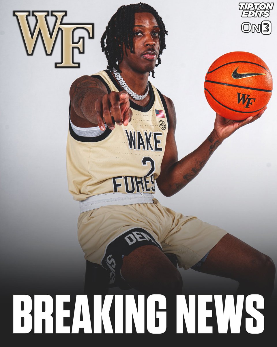 NEWS: Louisville transfer guard Ty-Laur Johnson has committed to Wake Forest, he tells @On3sports. The 6-0 freshman averaged 8.7 points and 3.6 assists per game this season. on3.com/college/wake-f…