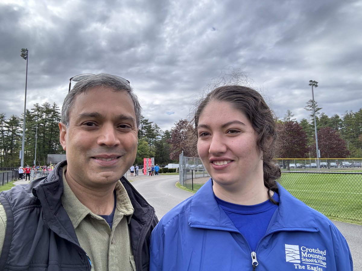 Vikram4NH's tweet photo. Fabulous morning in Keene at the 2024 Monadnock Area Summer Games ⁦@SONewHampshire⁩ supporting my daughter and her team from Crotched Mountain School. Thanks to special fan ⁦@GeorgeHansel⁩ for joining us! https://t.co/cFiTKEOkDI