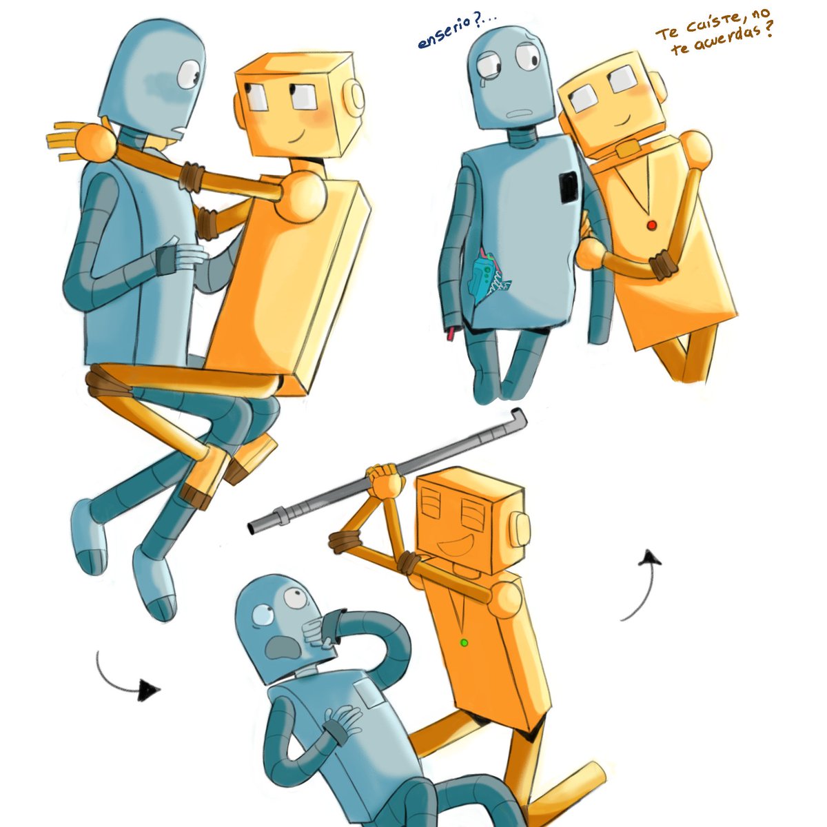 Dibujo que tenía pensado terminarlo antes pero no pude 😿💪,,,, Sería buena idea hacer un fanart de Aishite Aishite Aishite con Robot o Tin? (; U ;)
#RobotDreams #RobotDreamsFanart