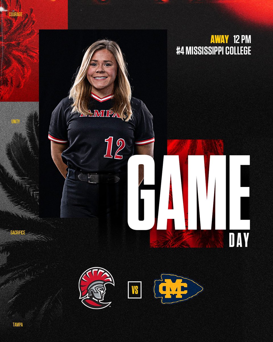 Dial in 👊 🆚 #4 Mississippi College 🕕 12:00 PM CST 📍 Clinton, Miss. 🏟️ MC Softball Complex Tune in: 📺 gochoctaws.com/watch/?Live=79… 📊 tampaspartans.com/sports/sball/2… #TampaSB x #StandAsOne🛡️