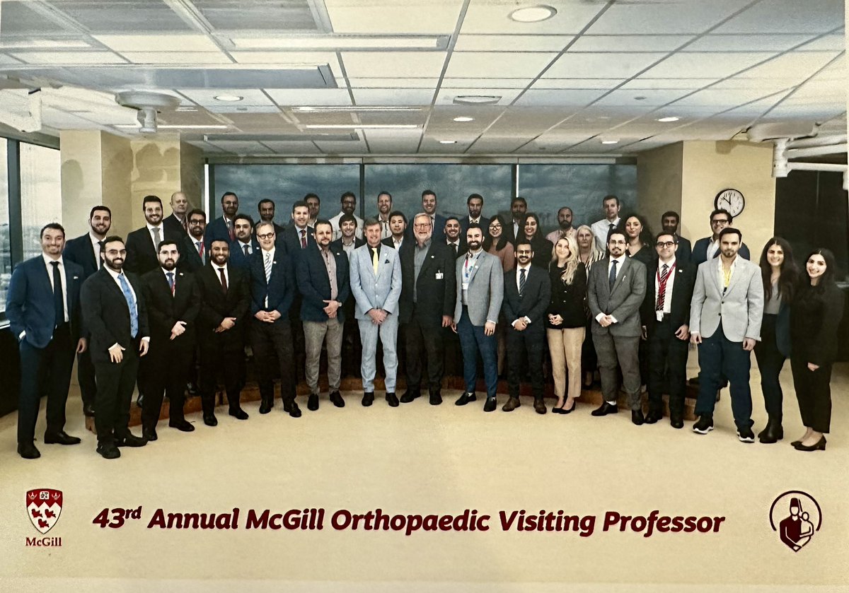 Honour to be the 43rd Visiting Professor at the prestigious McGill University in Montreal. Excellent faculty who care deeply for their residents, who themselves are thoughtful, collegiate and clever. I hoped they enjoyed it as much as I did!