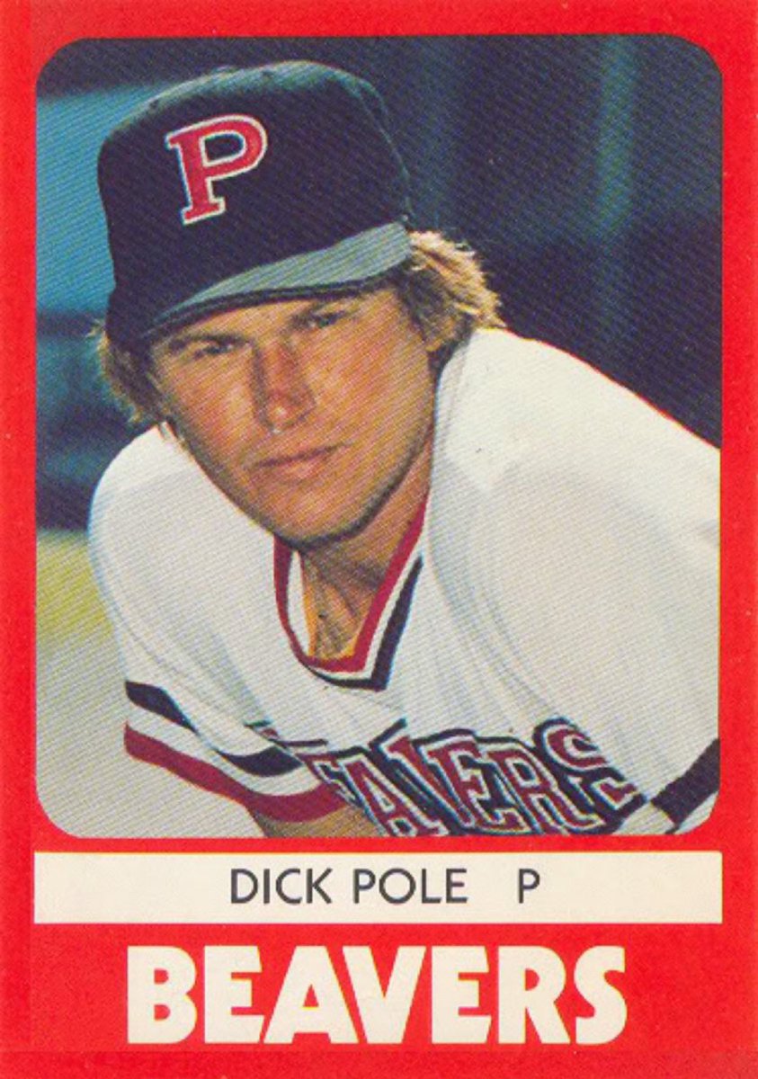 “Dick Pole on the rubber for the Beavers …”