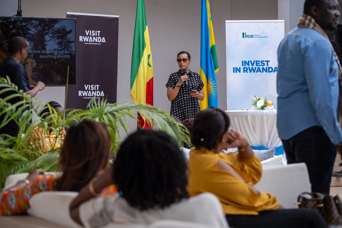 Le @RDBrwanda et l'Ambassade du Rwanda au Sénégal ont organisé un brunch exclusif à Galoya, Dakar ! Cette initiative stratégique visait à consolider les liens économiques entre le #Rwanda et le #Sénégal. L'événement a rassemblé des investisseurs rwandais, le Conseil des…
