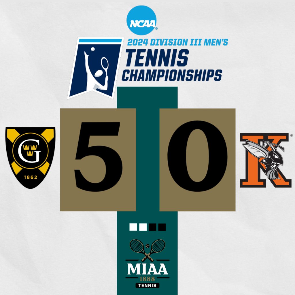 The @khornets men's tennis team fell 5-0 to Gustavus Adolphus in the first round of the NCAA Tournament yesterday evening. 🎾 #D3MIAA #MIAAMten #GreatSince1888