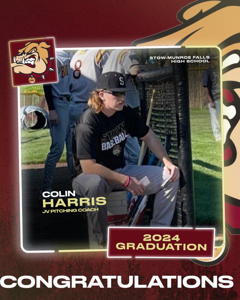 Stow Baseball (@stowbaseball) on Twitter photo Congratulations to our JV Pitching coach and <a href="/SMFSchools/">SMFSchools</a> alumni <a href="/ColinHarris06/">Colin Harris</a> on his Graduation from Kent State today. <a href="/SMFSports/">SMFSports</a> Congratulations to our JV Pitching coach and <a href="/SMFSchools/">SMFSchools</a> alumni <a href="/ColinHarris06/">Colin Harris</a> on his Graduation from Kent State today. <a href="/SMFSports/">SMFSports</a>